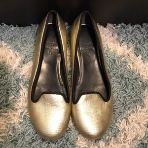 Gold Cole Haan x Nike Flats
